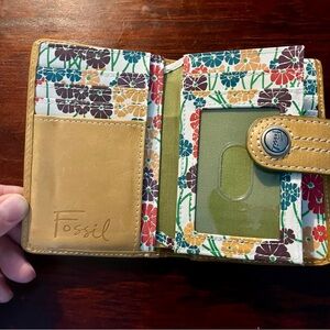 Fossil Tan Leather Wallet